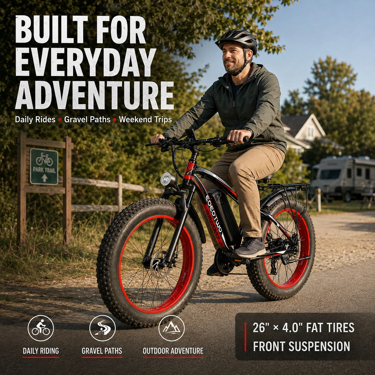 Eoeotwo Heavy Duty Electric Bike 65Nm Torque