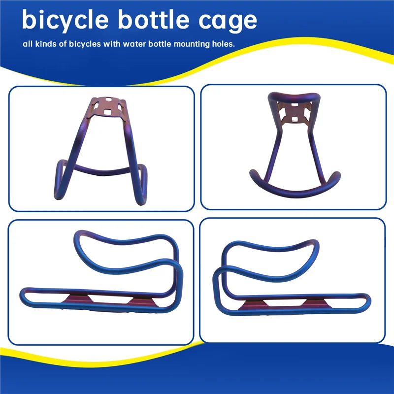 Ultra Light Aluminum Bottle Cage With 2-Pack Mount Bolts