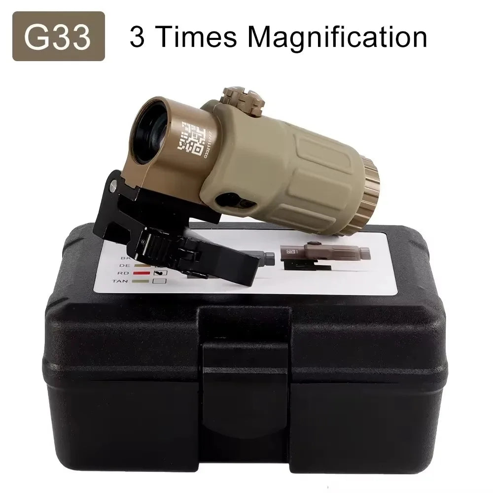 Bestsight G43 G45 3X Magnifier Scope With Quick Detach Mount