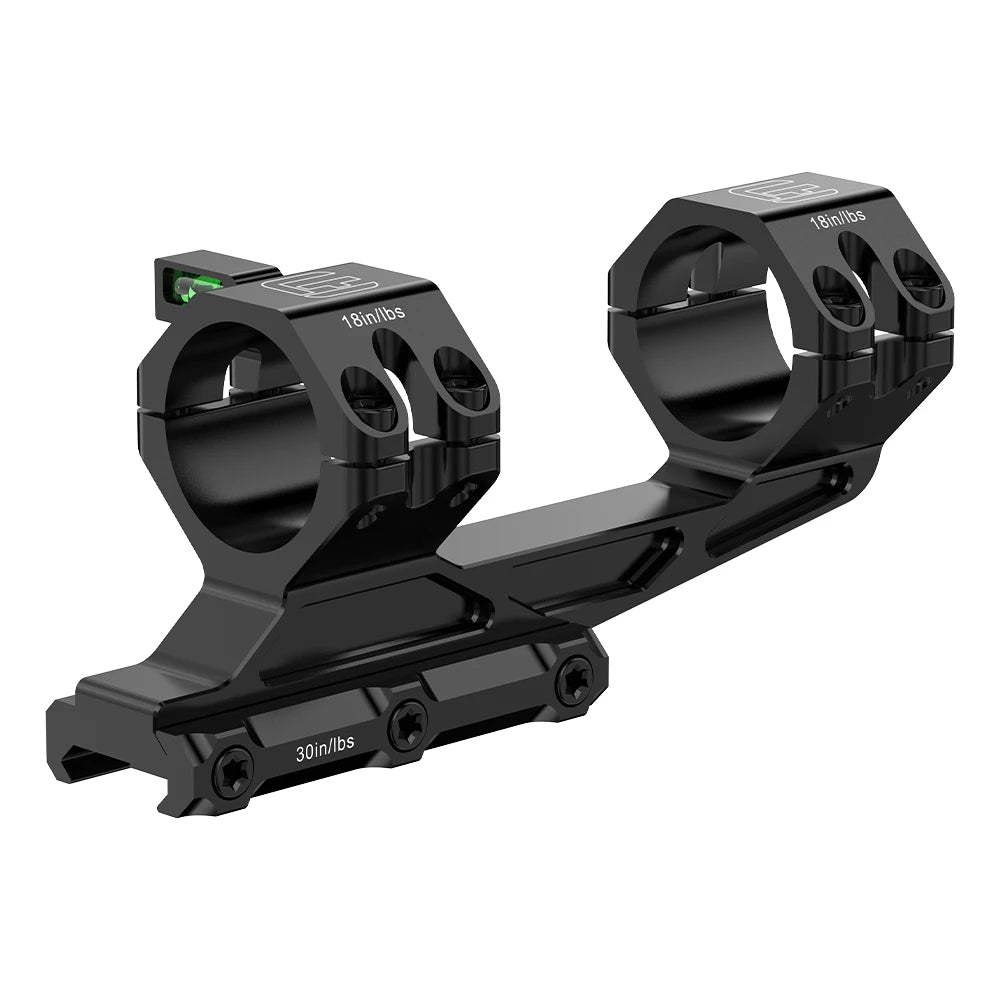 WestHunter 30mm Cantilever Picatinny Scope Mount With Bubble Level