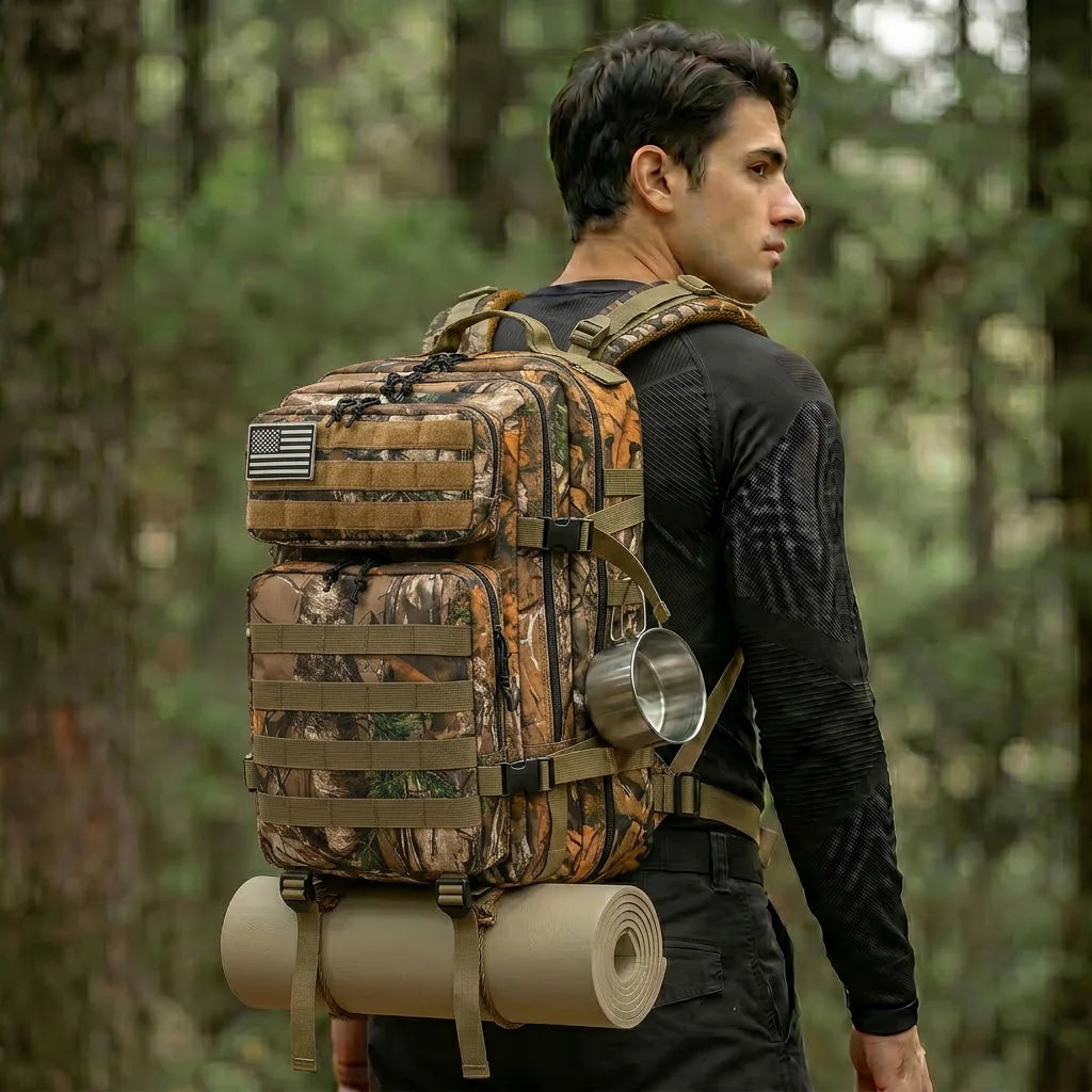 ReFire Gear Tactical Travel Backpack Molle Rucksack