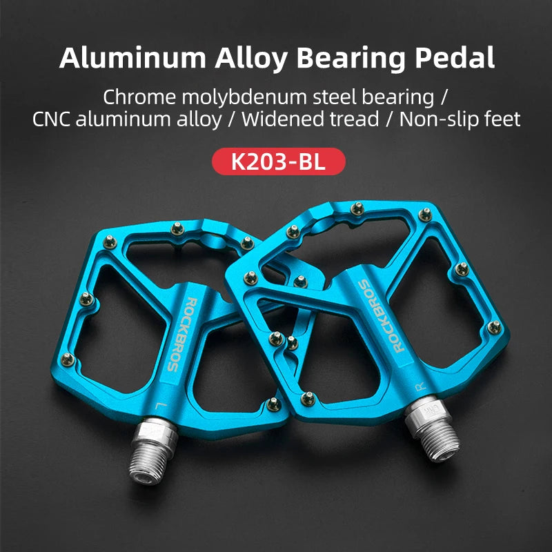 Rockbros Aluminum Alloy Cycling Pedals With Sealed Bearings
