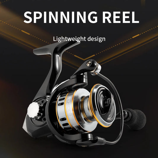Rooblinos Spinning Reel With Aluminum Spool For Fishing