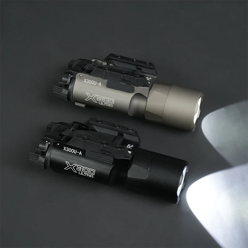 X300 Tactical Led Weapon Flashlight With Durable Metal Housing