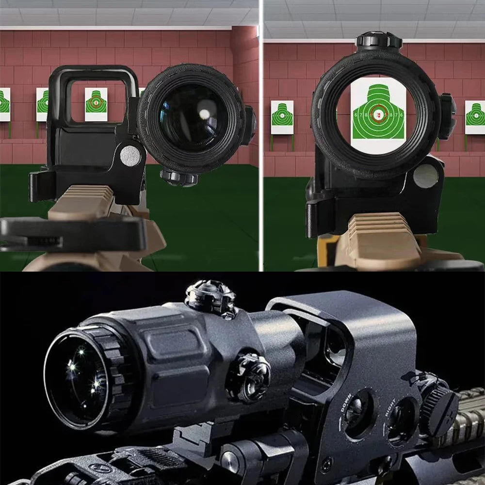 Bestsight 558+ G43 Holographic Collimator Sight Red Dot Optic Tactical Hunting Gear With Quick Detach Lever