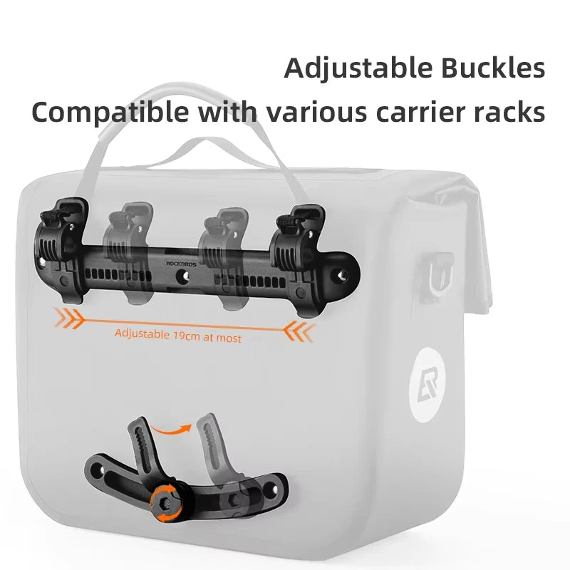 ROCKBROS Waterproof Mountain Bike Saddle Bag Large Capacity