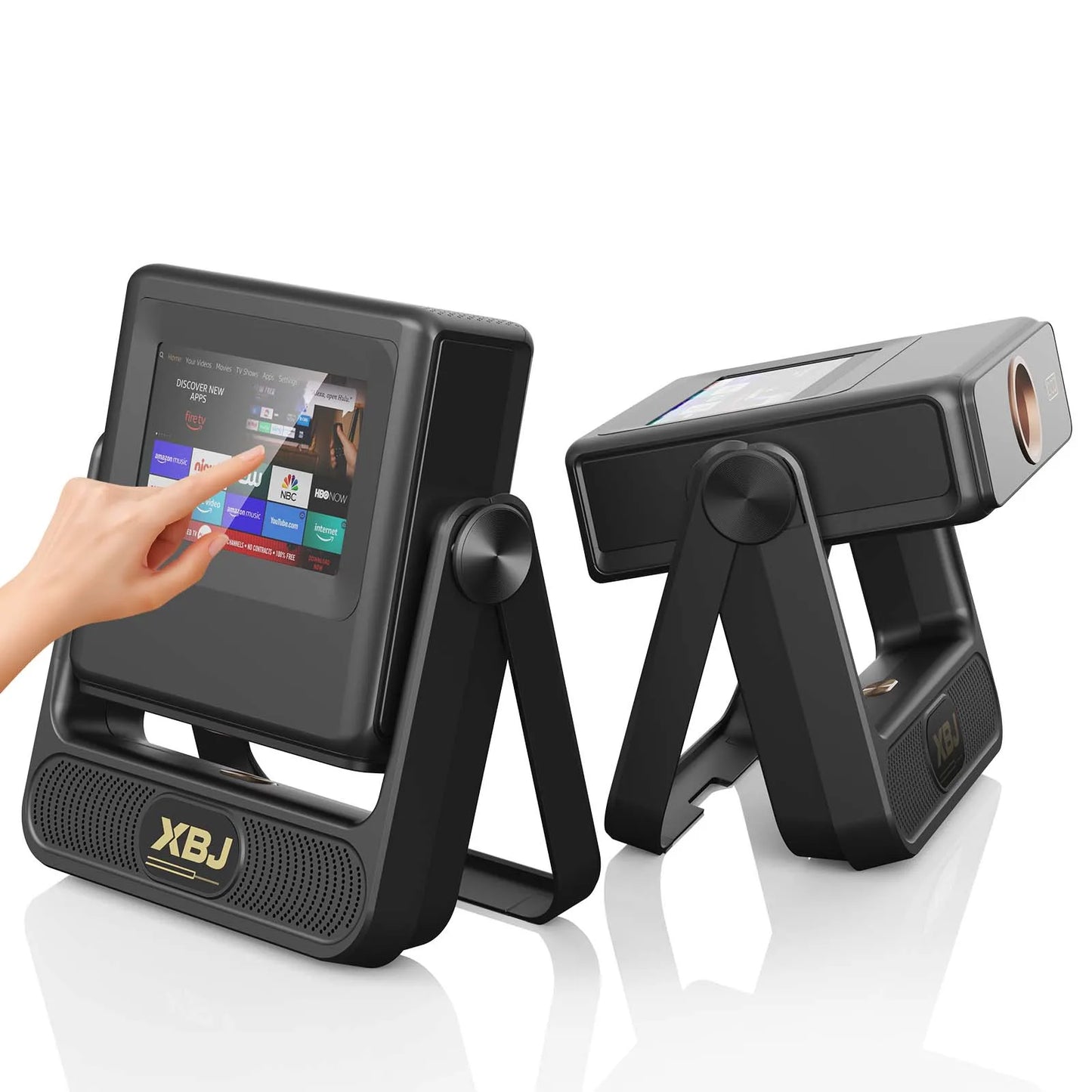 4K Touch Screen Portable Projector With WiFi Bluetooth Auto Focus
