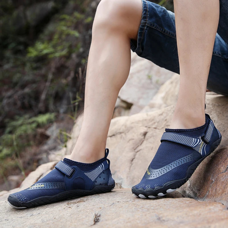 Men Quick Dry Water Shoes Non Slip Barefoot Aqua Sneakers