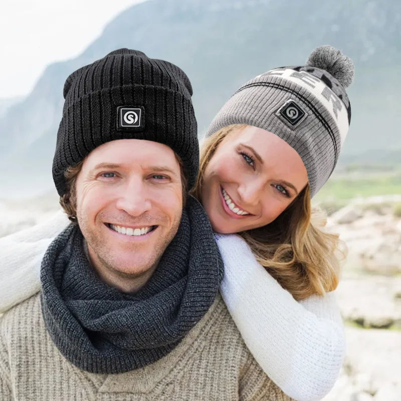 Savior Rechargeable Heated Fleece Winter Beanie Cap