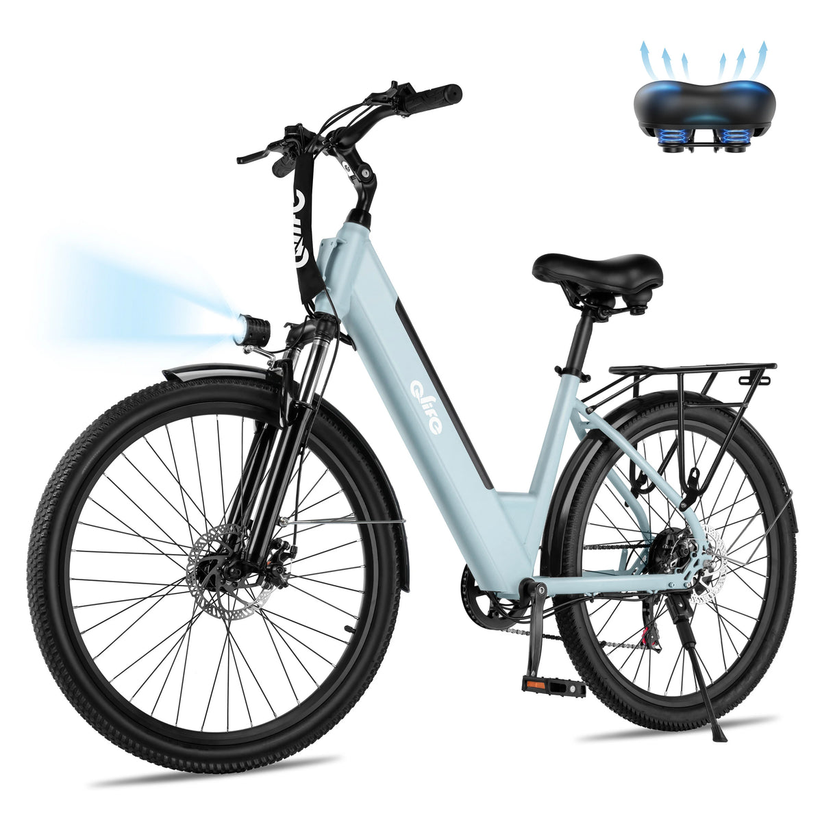 Qlife Cityone St Electric Commuter Bike With Step Thru Frame