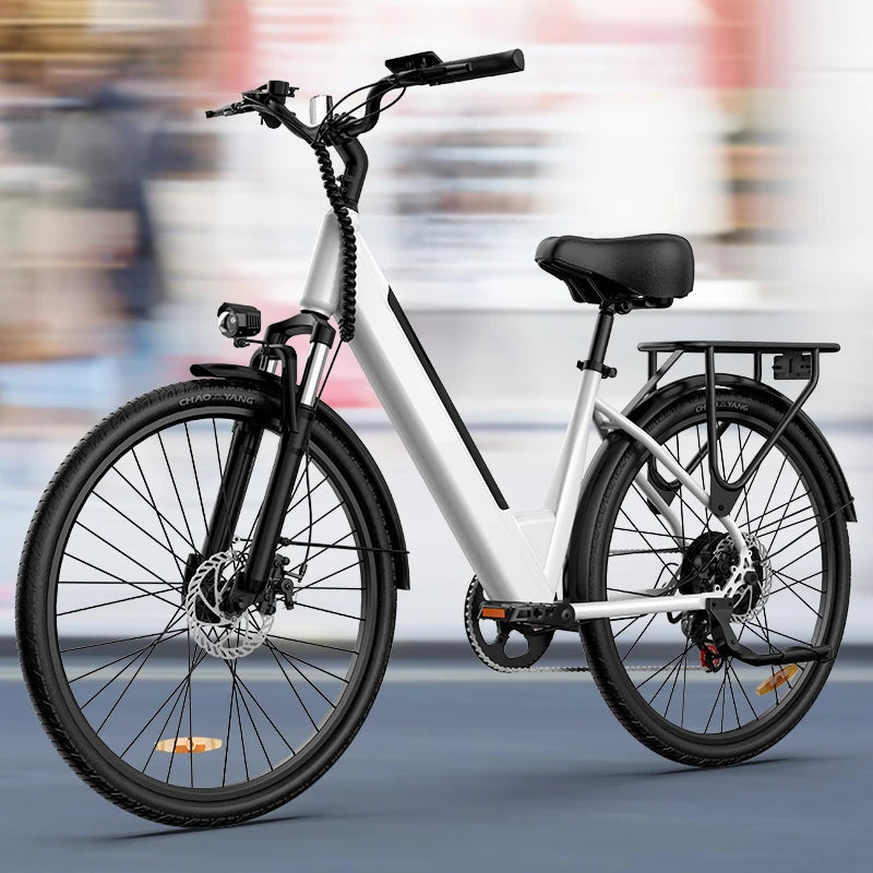 Urlife 750W Electric Bike 48V Lithium Commuter Hydraulic Disc Brakes