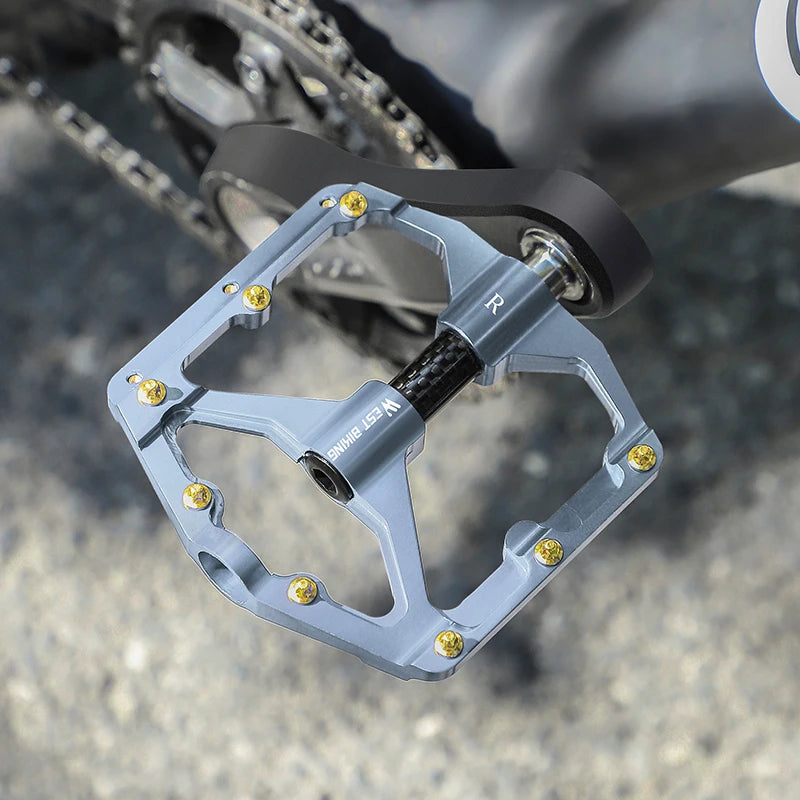 West Biking Aluminum Alloy Universal Bicycle Pedals For All Riders