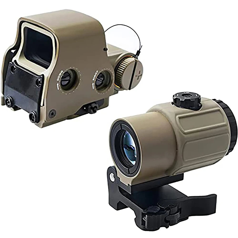 Bestsight 558+ G43 Holographic Collimator Sight Red Dot Optic Tactical Hunting Gear With Quick Detach Lever
