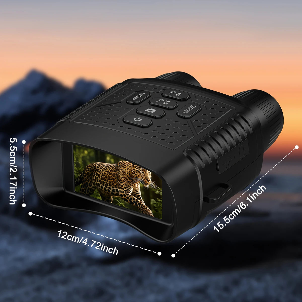 Night Vision Binoculars With 6X Zoom And Video Recording