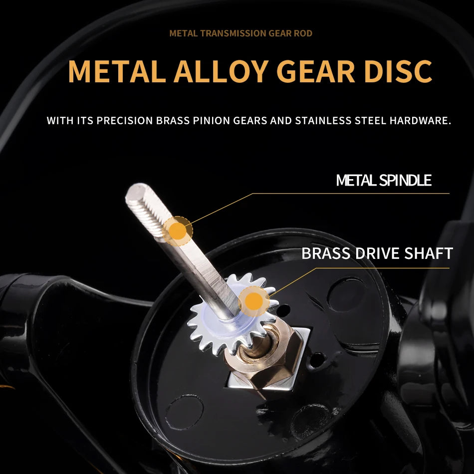 Rooblinos High Speed Spinning Reel Featuring Durable Metal Cup Design