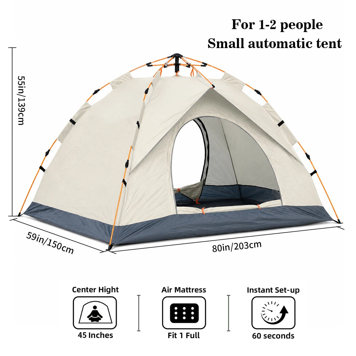Tribenest Automatic Instant Pop Up Outdoor Camping Tent