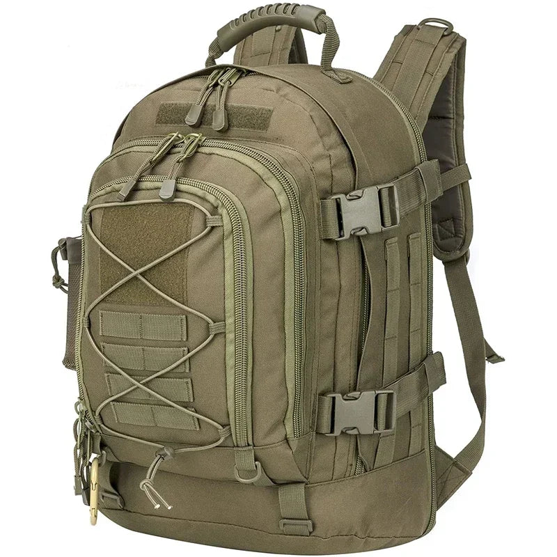 LQARMY Military Tactical Backpack Molle Assault Rucksack Hiking Camping Gear