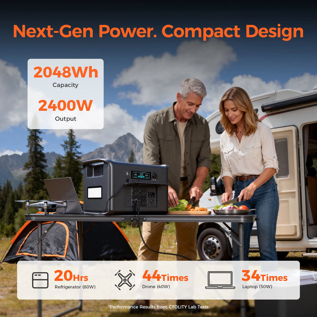 CTOLITY AP400 Portable Power Station 345Wh LiFePO4 110V