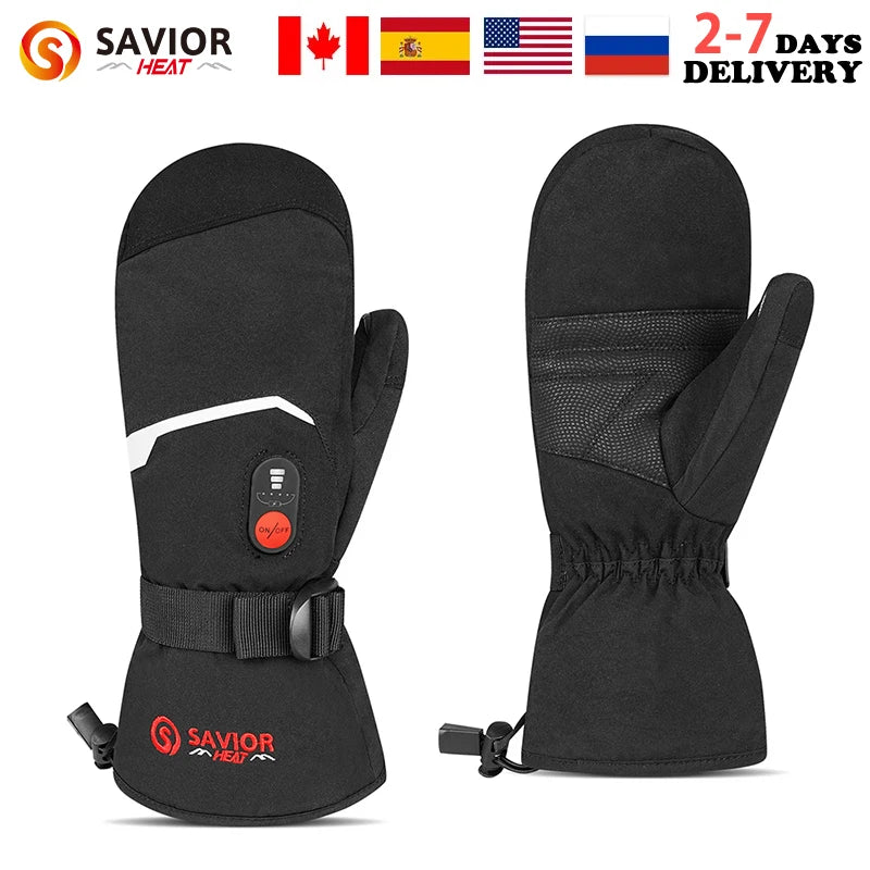Savior Heat Rechargeable Heated Gloves For Winter Adventures