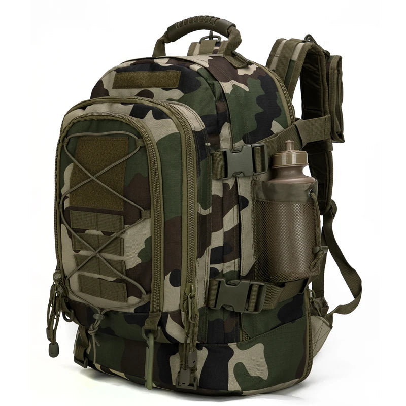 LQARMY Military Tactical Backpack Molle Assault Rucksack Hiking Camping Gear