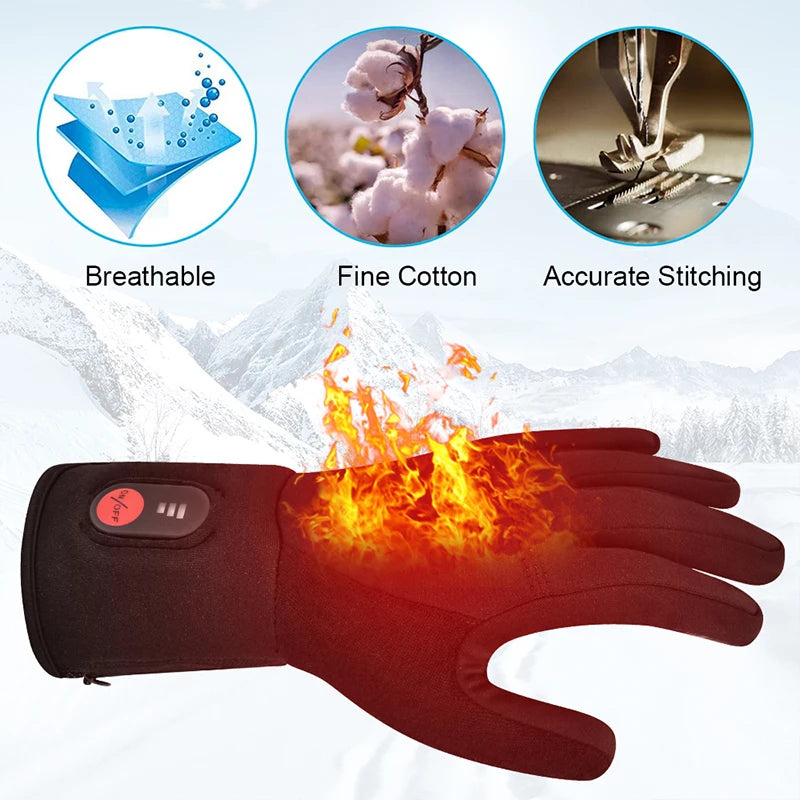 Savior Heat Rechargeable Heated Gloves Liner Men Women SW04