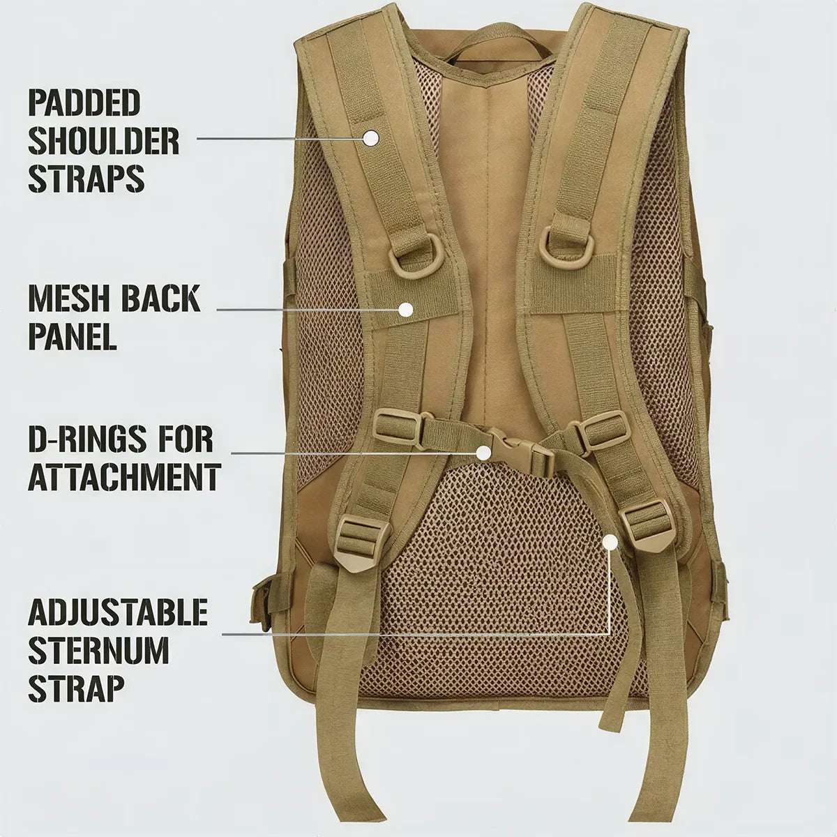 ReFire Gear Water Resistant Fishing Backpack With Molle Pockets
