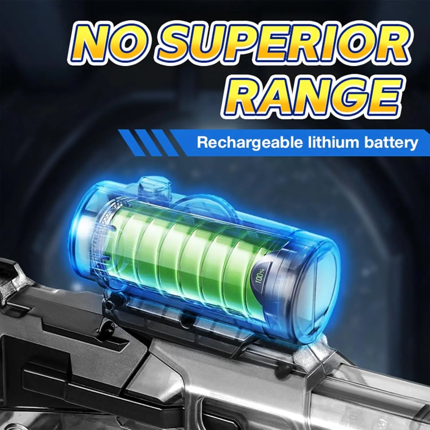 Automatic Water Gun With Long Range And Large Capacity