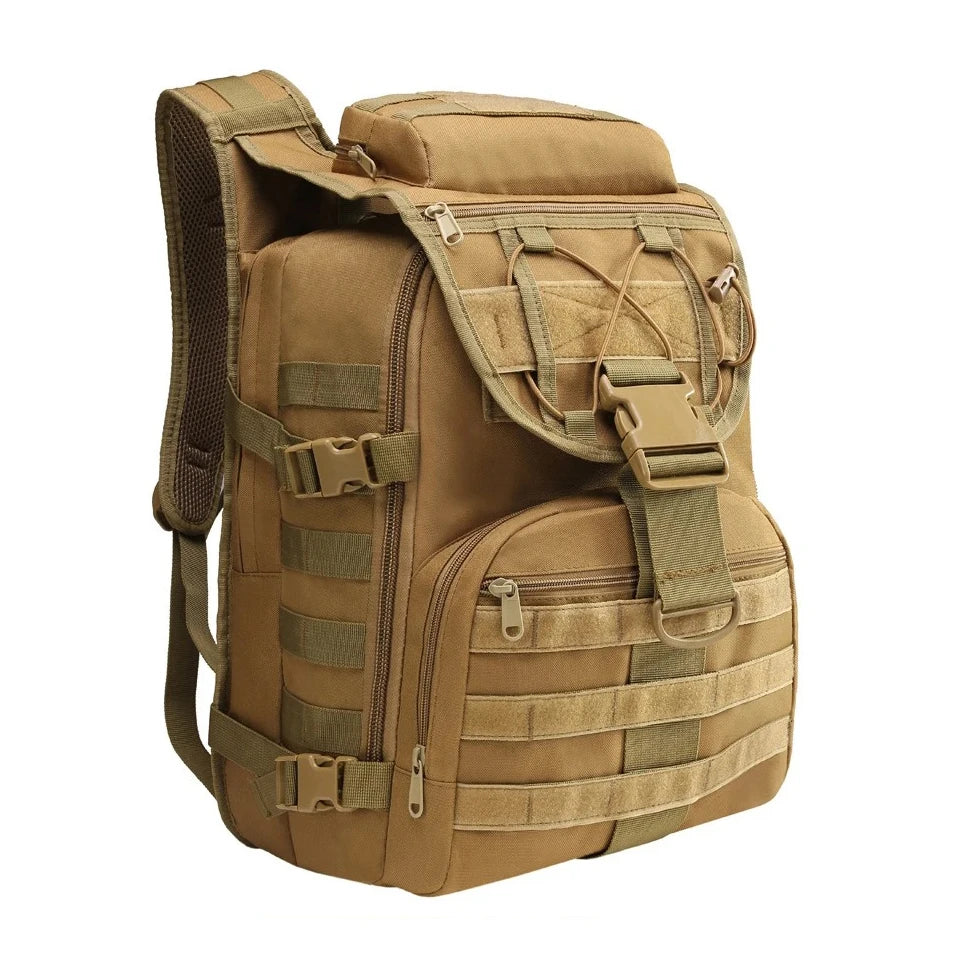 ReFire Gear Water Resistant Fishing Backpack With Molle Pockets