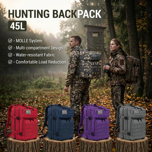 ReFire Gear 45L Tactical Hunting Backpack Molle Large Capacity