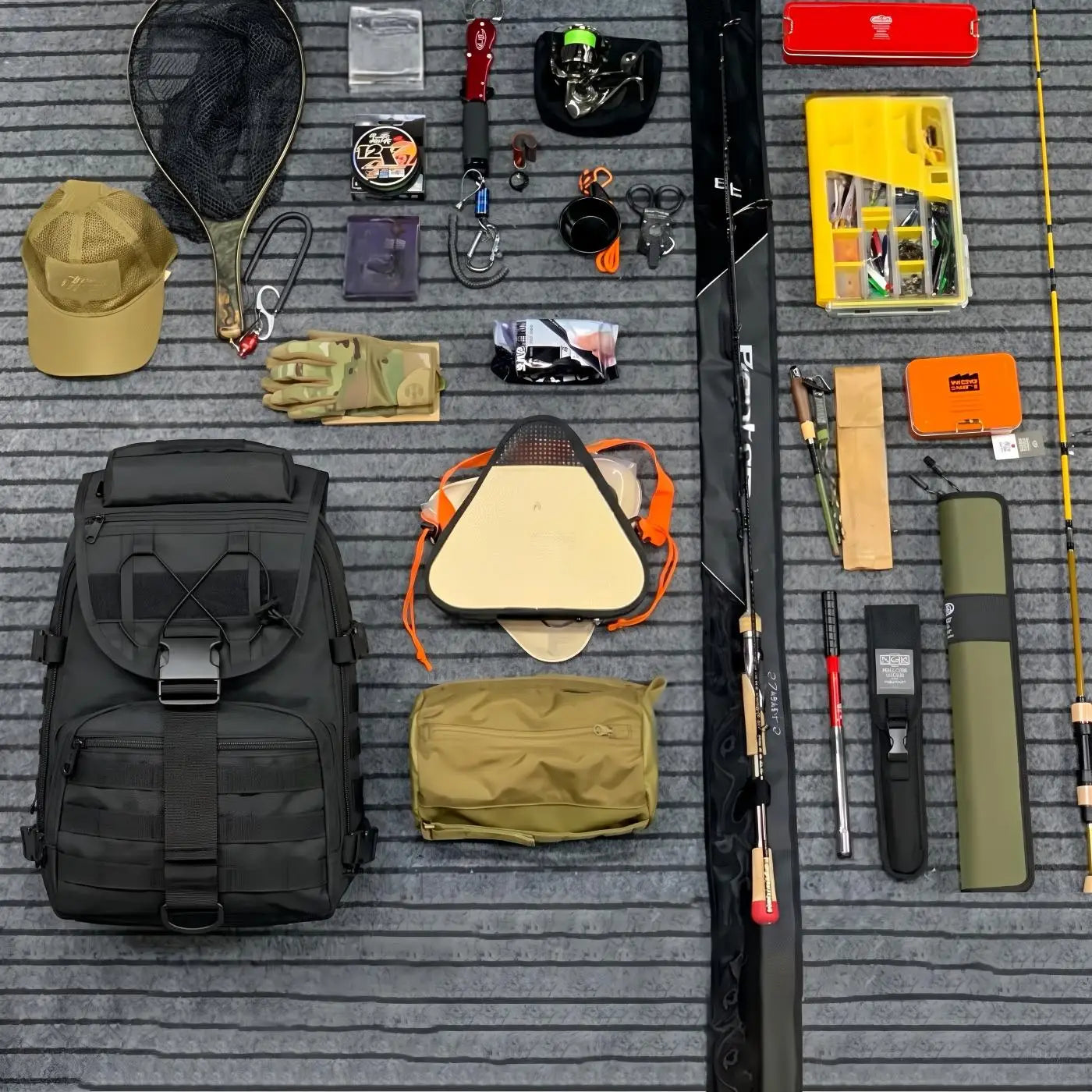 ReFire Gear Water Resistant Fishing Backpack With Molle Pockets