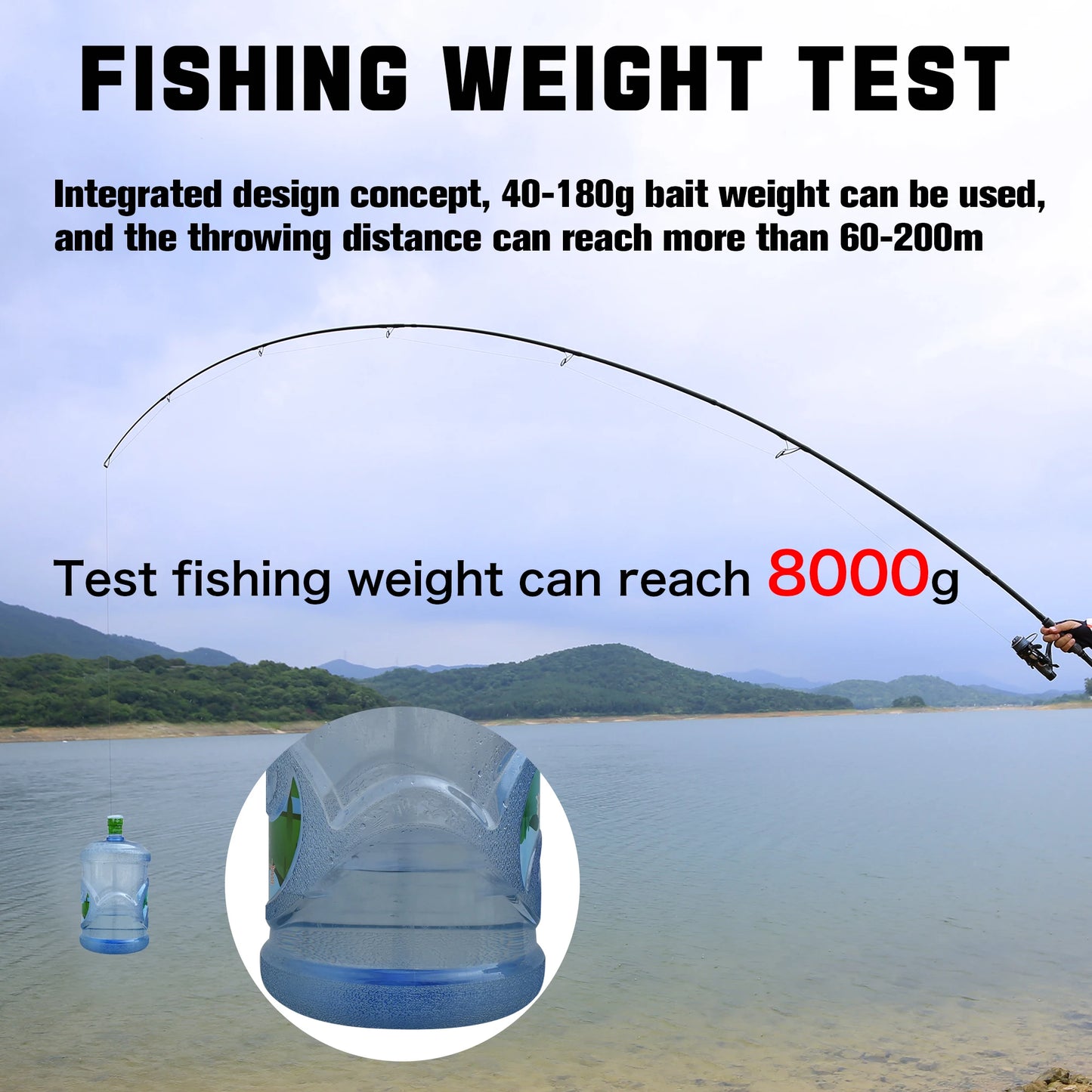 Biutifu Bigfish Carp Surfcasting Rod T800 Carbon Spinning