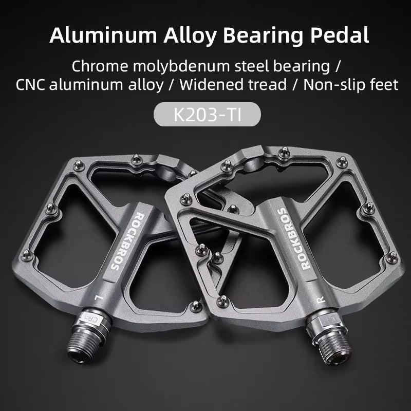 Rockbros Aluminum Alloy Cycling Pedals With Sealed Bearings