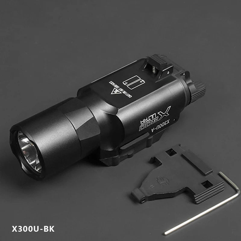 X300 Tactical Led Weapon Flashlight With Durable Metal Housing