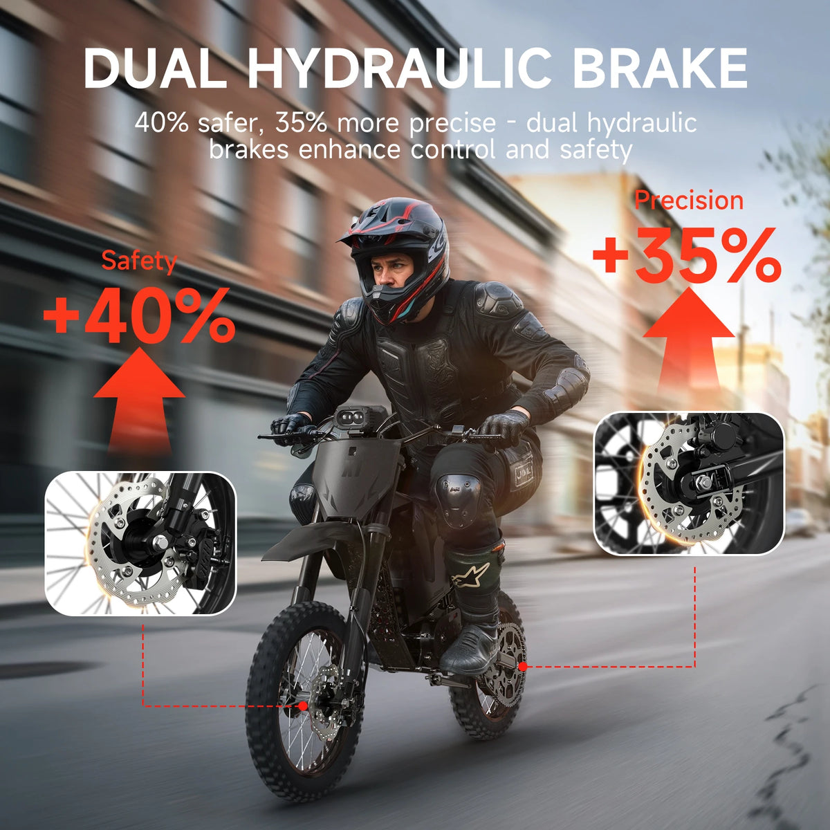 Qronge X1 Spark 4500W Peak Electric Dirt Bike 60V Long Range