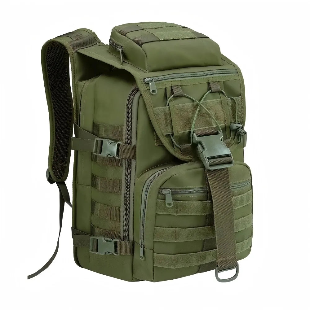 ReFire Gear Water Resistant Fishing Backpack With Molle Pockets