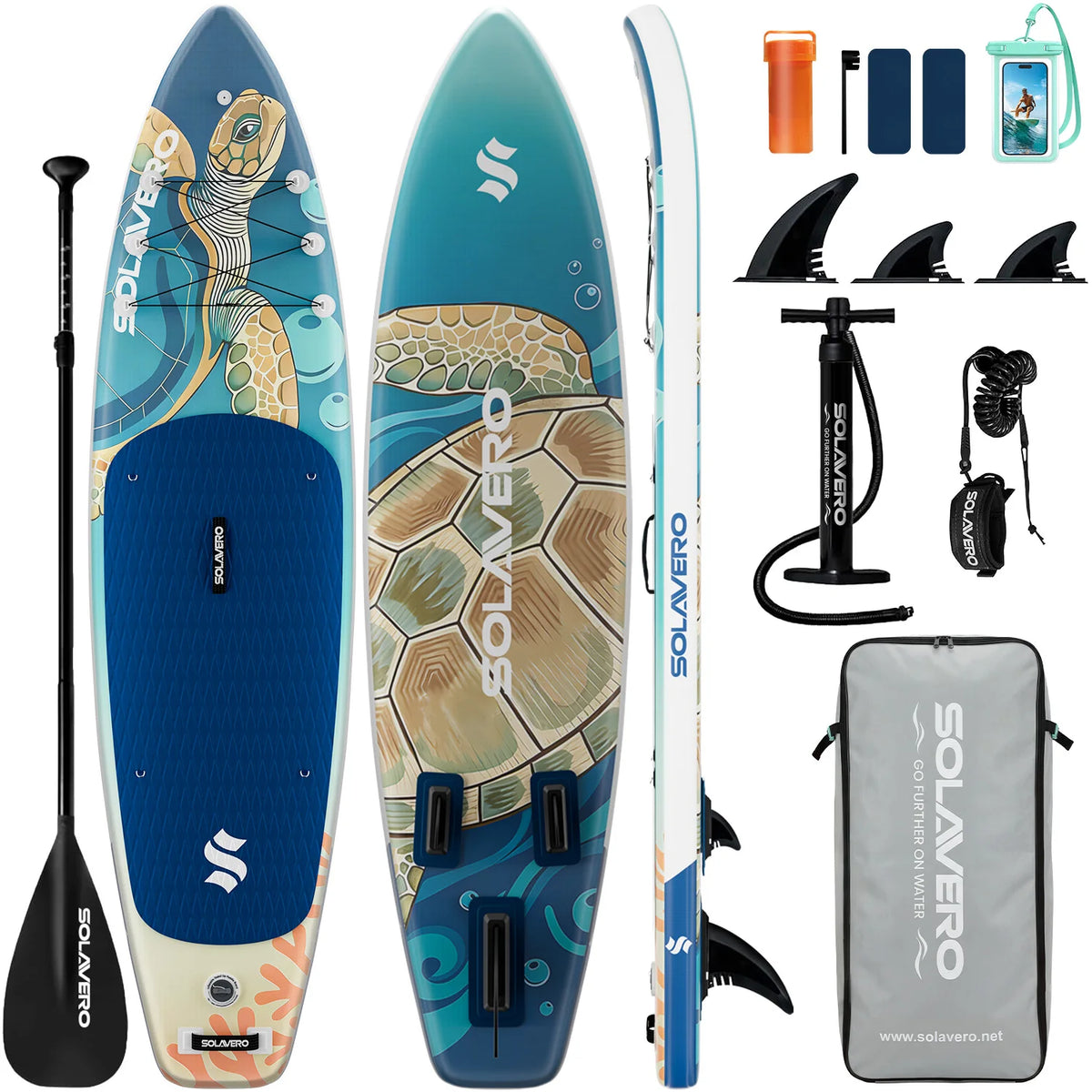 Inflatable Stand Up Paddle Board With Non Slip EVA Deck