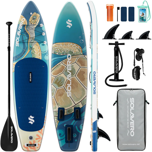 Inflatable Stand Up Paddle Board With Non Slip EVA Deck