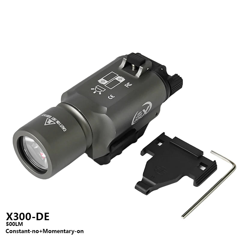 Tactical Pistol And Scout Light For 20mm Rail With Aluminum Alloy Construction