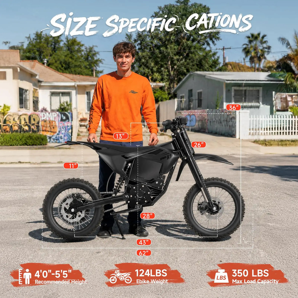 QRONGE X1 4500W Electric Dirt Bike With Dual Fat Tires