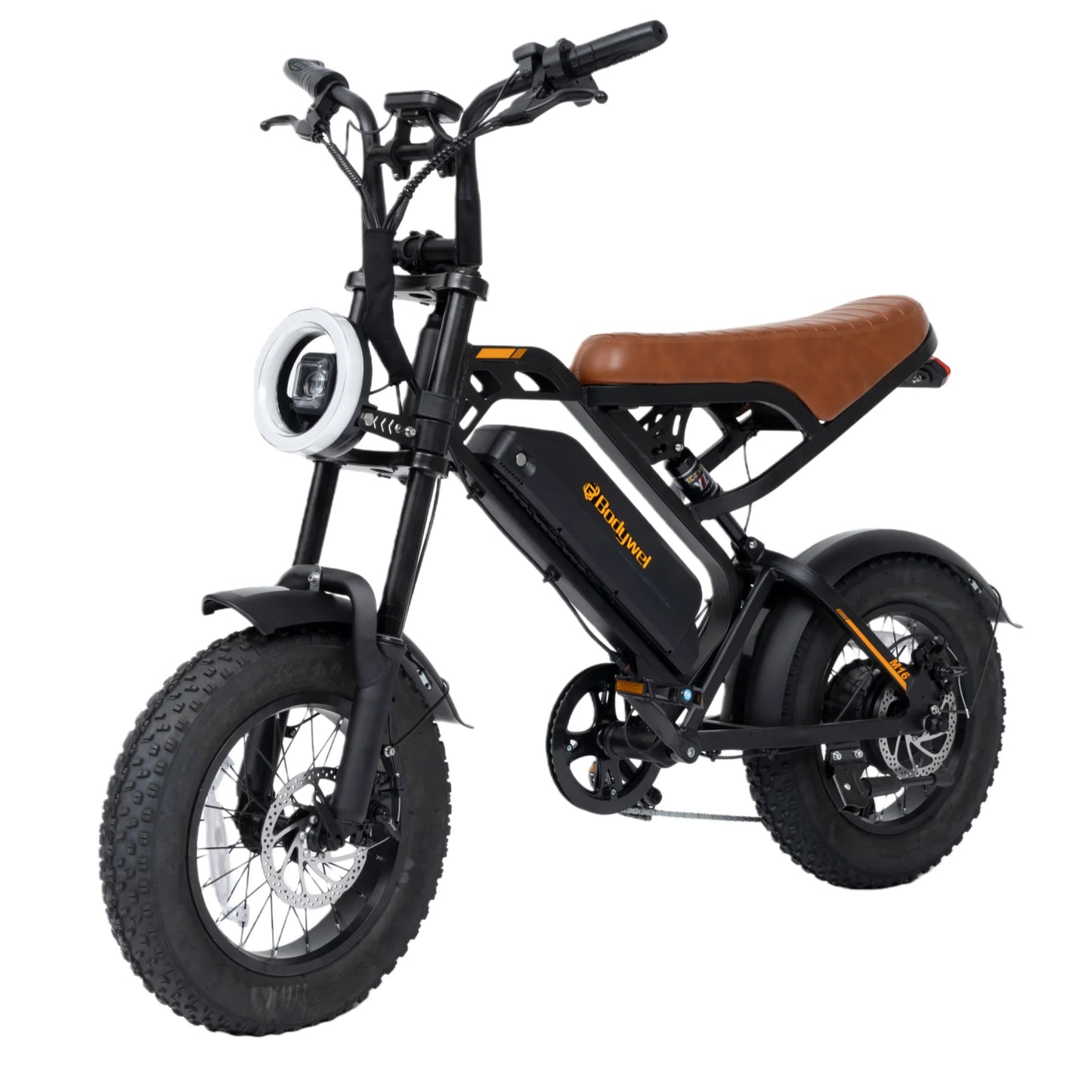Bodywel M16 Portable Electric Fat Tire E-Bike With 40 Mile Range