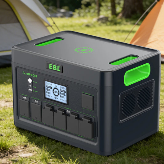 Portable Power Station 1843Wh 2400W Pure Sine Wave Battery Backup