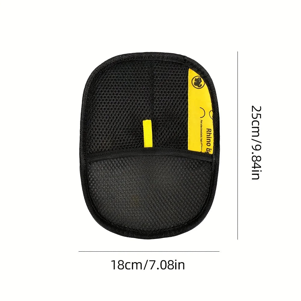 Pet Hair Removal Gloves Duo, Double-Sided Grooming for Cats