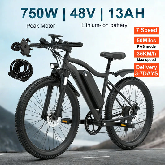 Toofly Adult Electric Mountain Ebike With Removable Battery