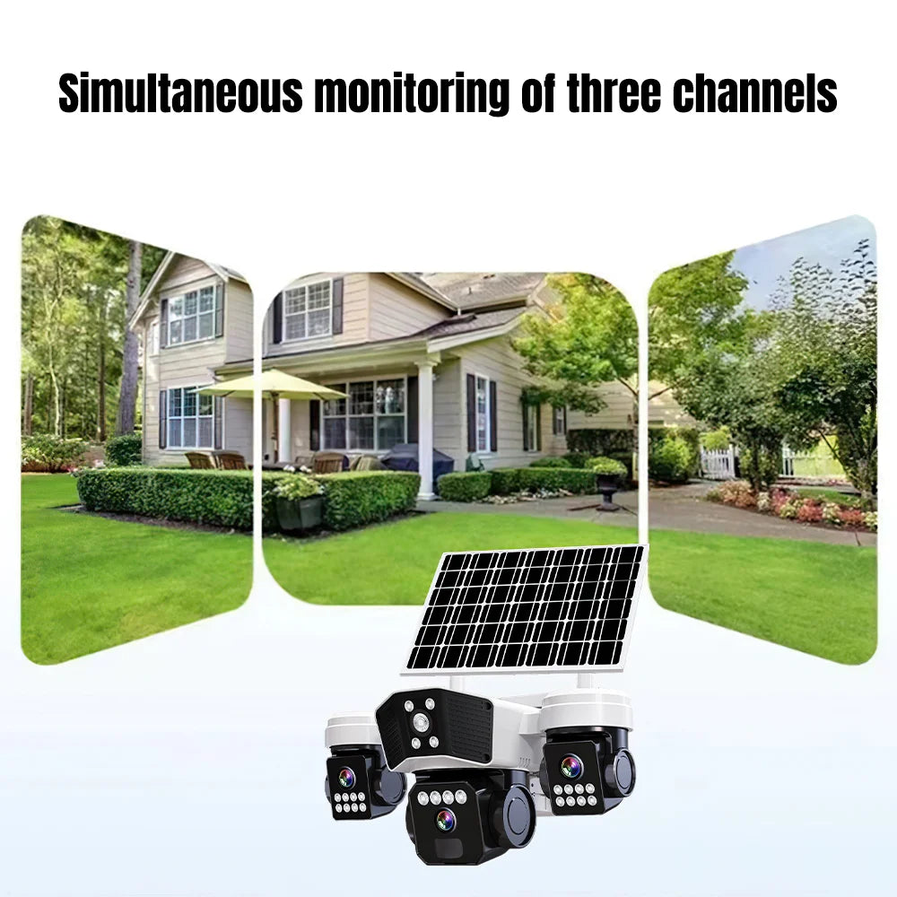 Kepeak 6Mptz Solar Wireless Security Camera For Outdoor Monitoring