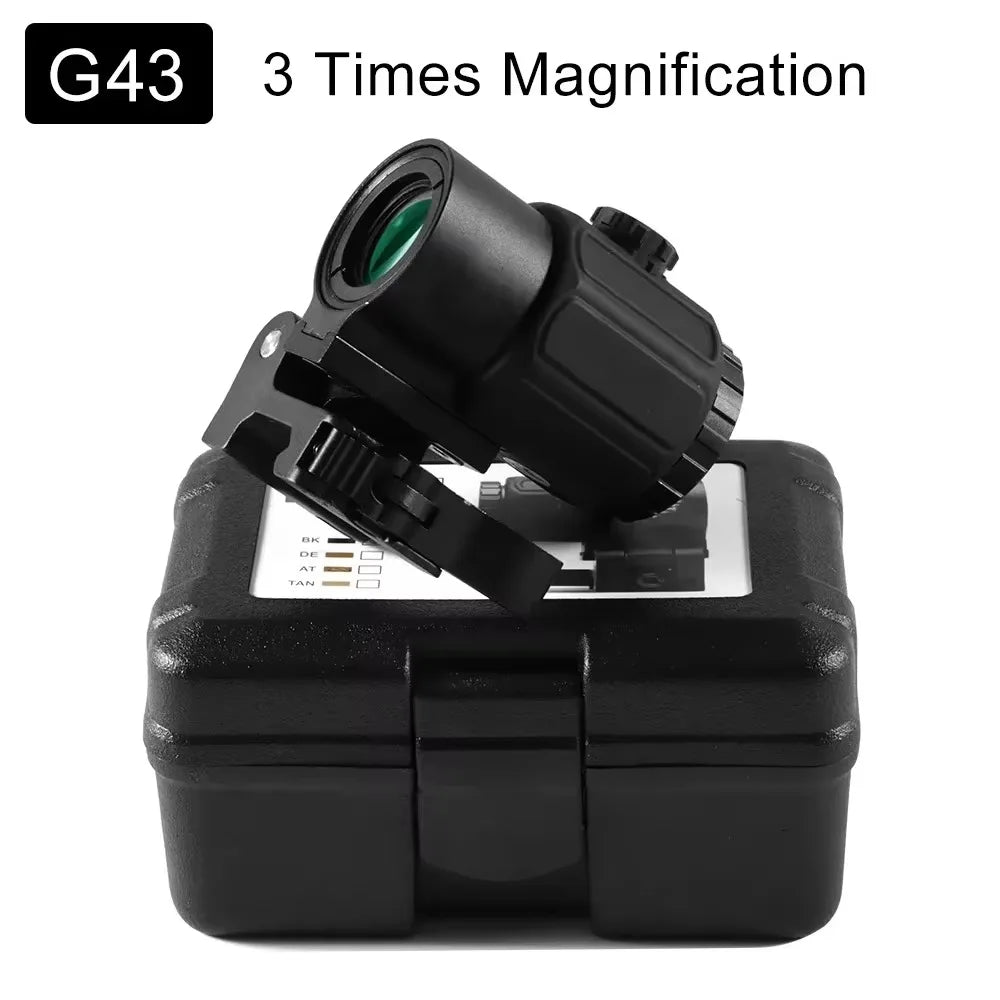 Bestsight G43 G45 3X Magnifier Scope With Quick Detach Mount