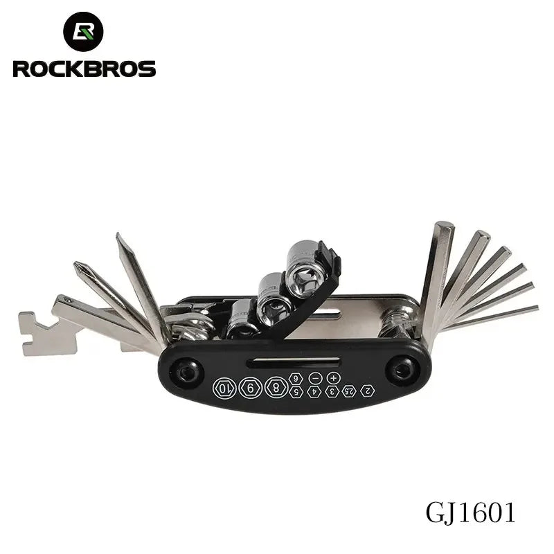 Rockbros 16 In 1 Bike Repair Tool Kit For Cyclists