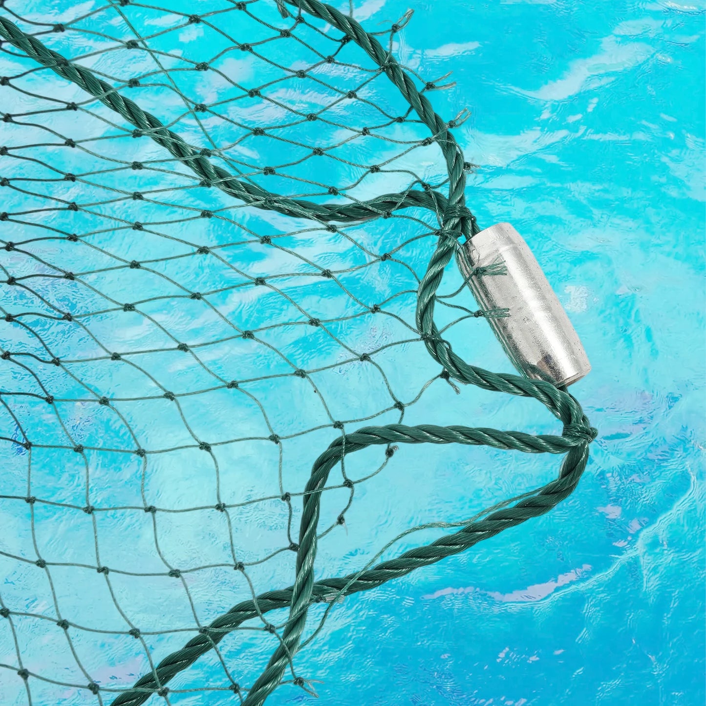 Bymaocar Professional Fishing Drag Net With Weights And Floats