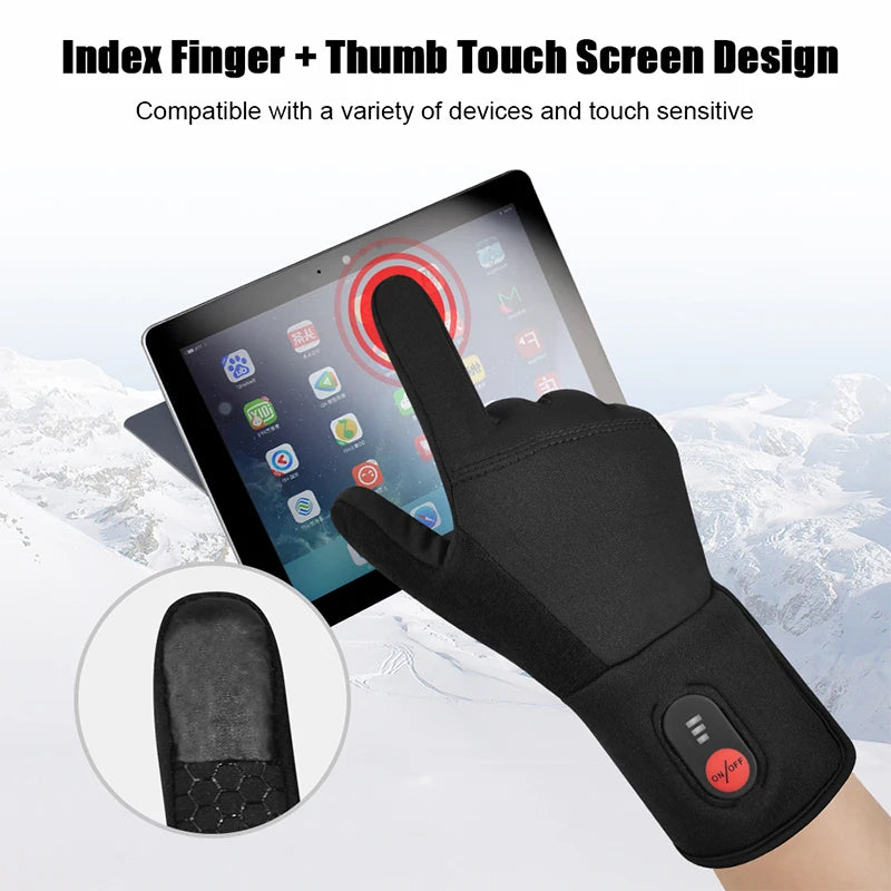 Savior Heat Rechargeable Heated Gloves Liner Men Women SW04