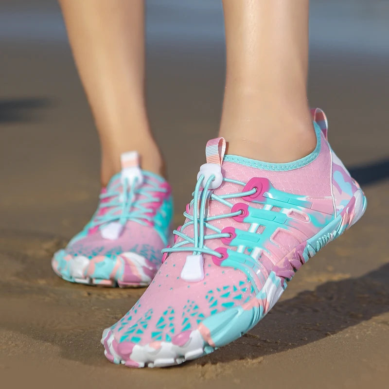 Women Quick Dry Barefoot Aqua Shoes Non-Slip Beach Surfing Footwear