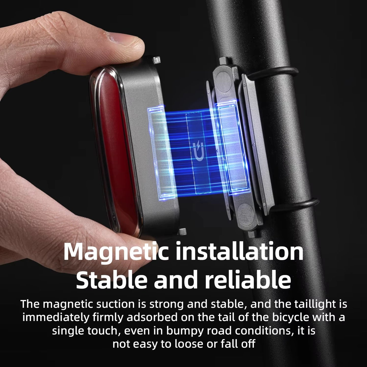 Rockbros Intelligent Smart Bicycle Tail Light Featuring Automatic Brake Sensor